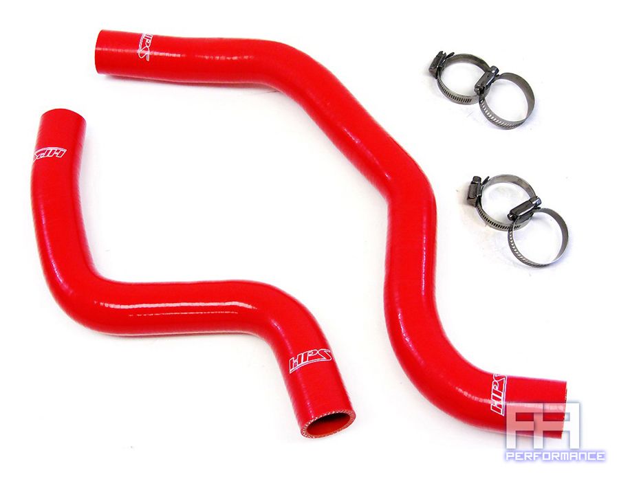 HPS Silicone Radiator Hose Kit - Lancer EVO 7 8 CT9A 2.0L 4G63 Mivec 01-05 Red