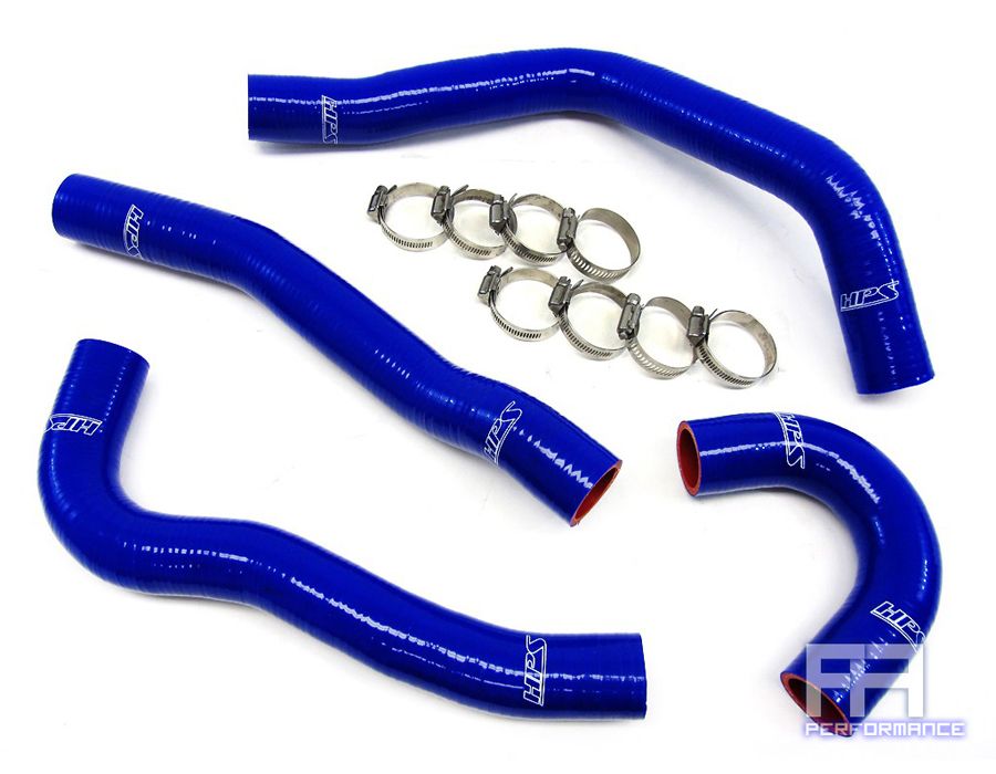 HPS Silicone Radiator Hose Kit Lancer EVO X 10 CZ4A 2.0L 4B11T GEMA 08-14 Blue