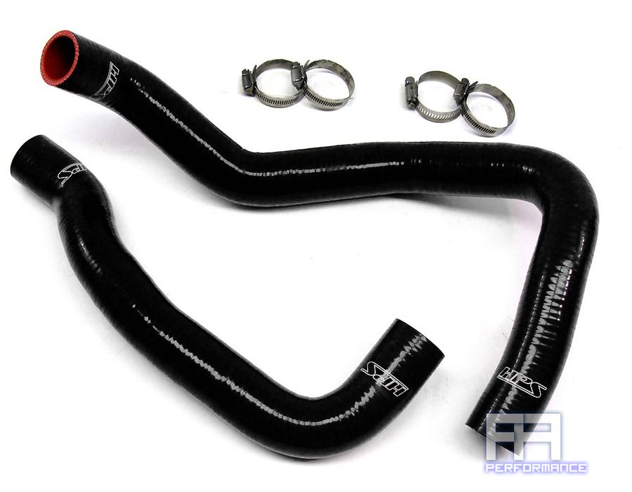 HPS Silicone Radiator Hose Kit for 89-98 240SX S13 S14 2.4 2.4L KA24 - Black