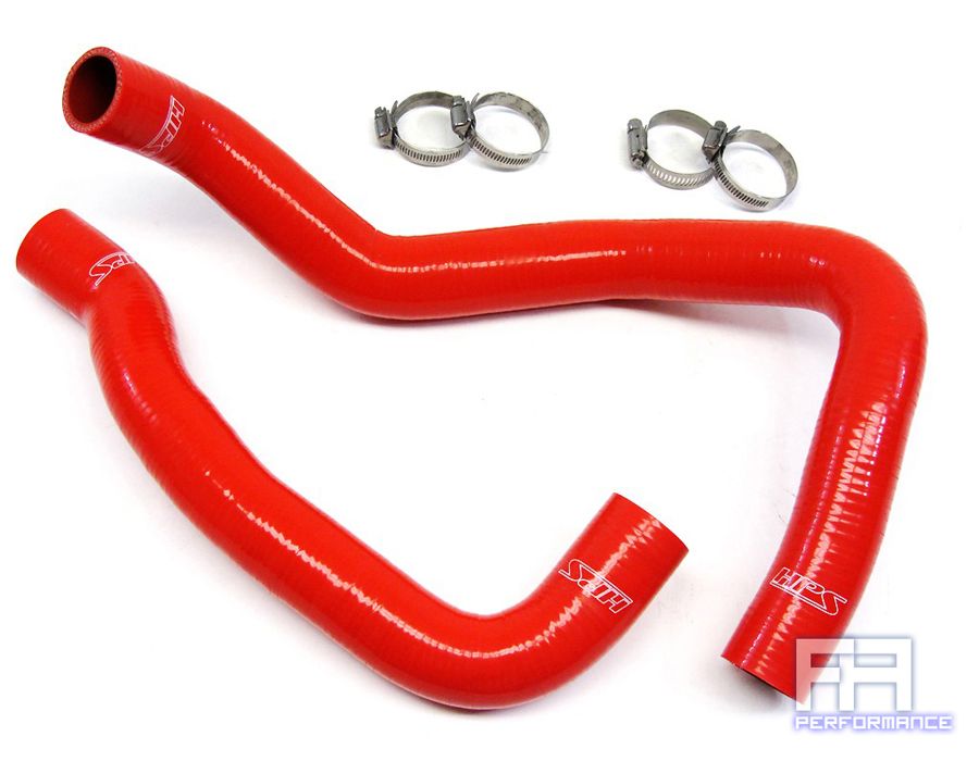 HPS Silicone Radiator Hose Kit for 89-98 Nissan 240SX S13 S14 2.4 2.4L KA24 Red