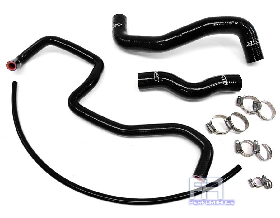 HPS Silicone Radiator Coolant Hose for G35 03-07 350Z 03-06 3.5L V6 VQ35DE Black