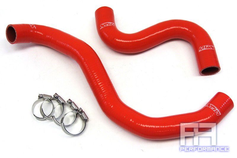 HPS Silicone Radiator Hose Kit for GTR GT-R 3.8L VR38DETT V6 Twin Turbo Red