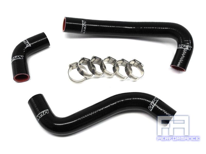 HPS Reinforced Silicone Radiator Hose Kit - xB NCP31 1.5L 1NZ-FE l4 04-07 Black