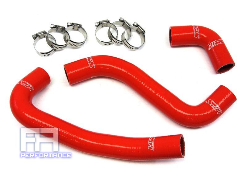 HPS Reinforced Silicone Radiator Hose Kit - xB NCP31 1.5L 1NZ-FE l4 04-07 Red