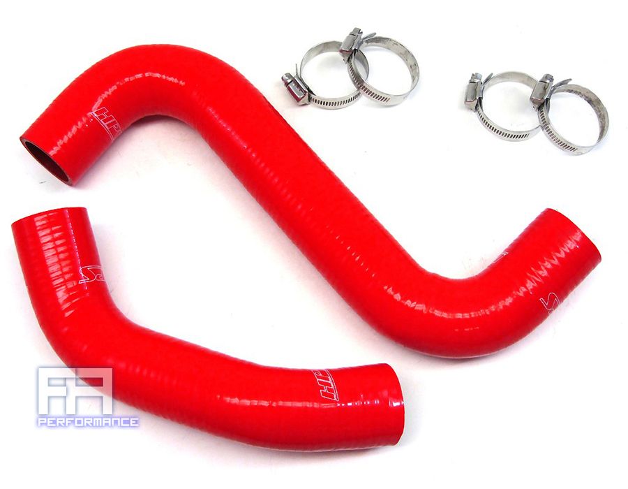 HPS Silicone Radiator Hose for 01-07 Subaru WRX STi 2.0L 2.5L EJ20 EJ25 - Red