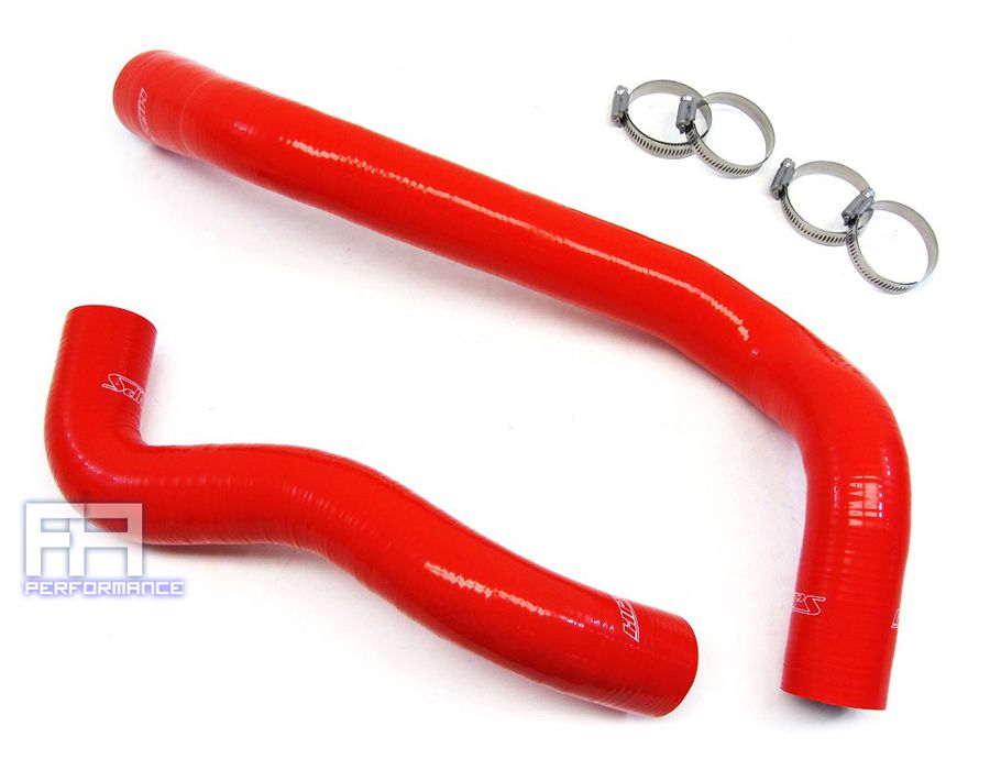 HPS Silicone Radiator Hose Kit for F250 F350 F450 F550 7.3L Diesel 99-03 Red