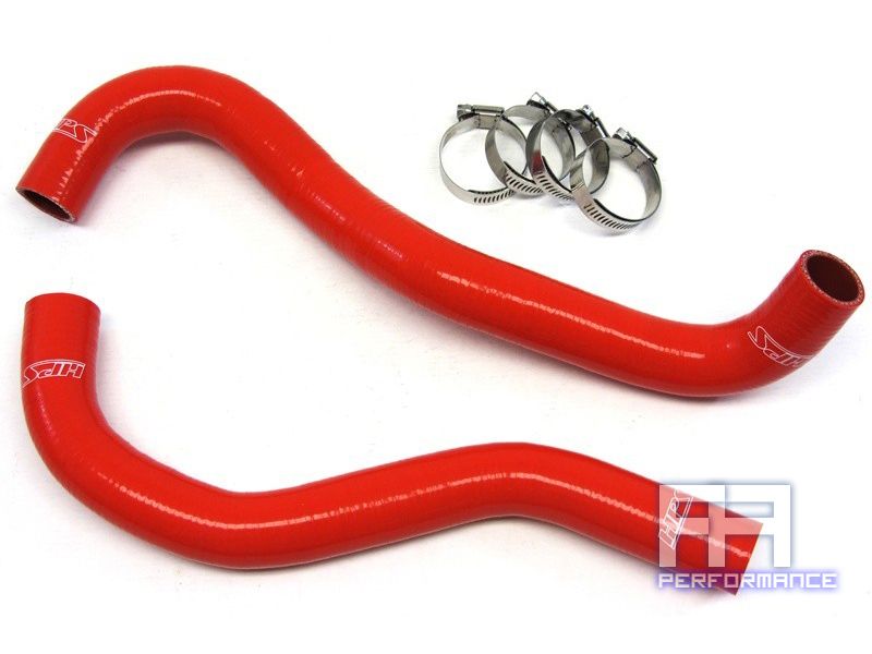 HPS Silicone Radiator Coolant Hose Kit for 12-14 Honda Civic Si 2.4L K24Z7 - Red