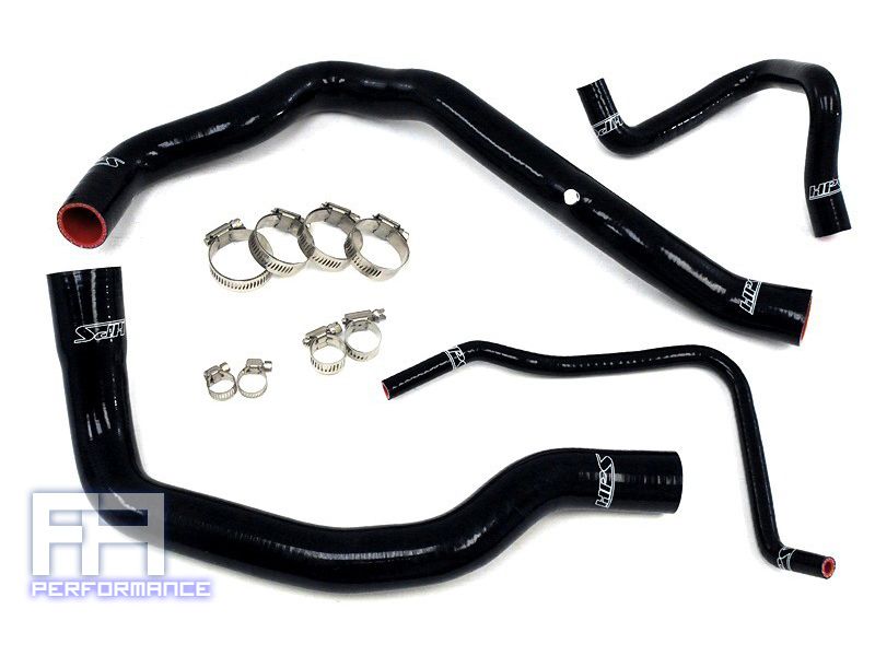 HPS Silicone Radiator Hose Kit for Mini Cooper S 1.6L Supercharged 02-08 Black