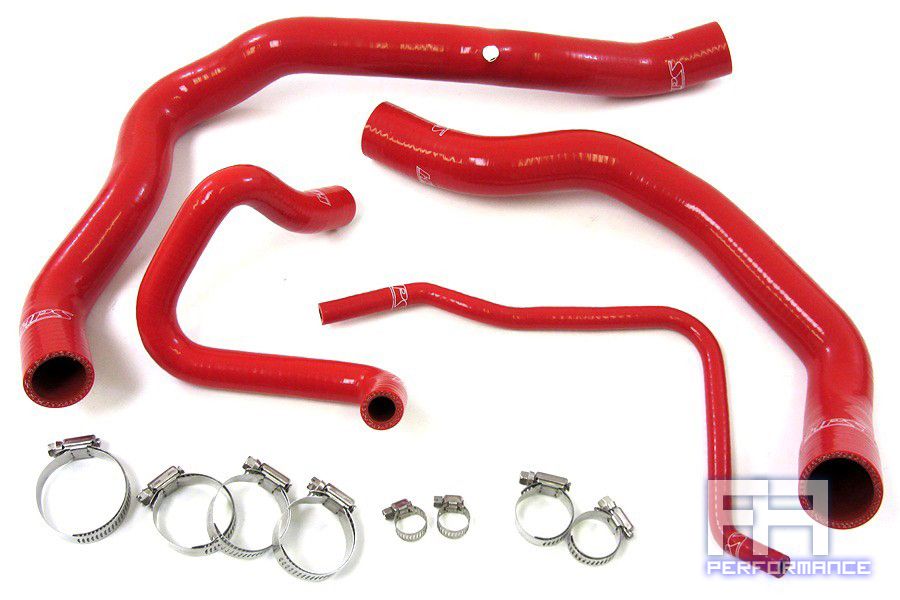 HPS Silicone Radiator Hose Kit for Mini Cooper S 1.6L 1.6 Supercharged 02-08 Red