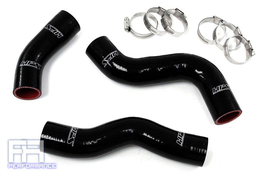 HPS Silicone Radiator Hose Kit for LX450 96-97 Land Cruiser 92-98 FJ80 4.5 Black