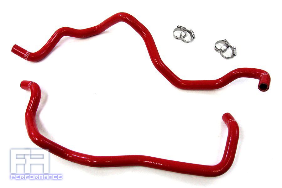 HPS Silicone Heater Hose Kit for Wrangler JK Unlimited 3.8L EGH V6 07-11 Red