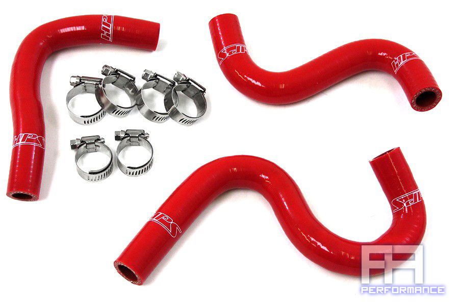 HPS Silicone Heater Hose Kit for Corolla AE86 1.6L 4A-GEU l4 LHD 84-87 Red