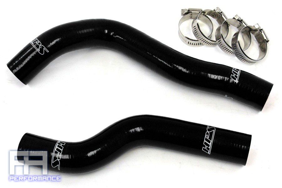 HPS Reinforced Silicone Radiator Hose Kit Coolant for Fit 1.5L L15A 09-12 Black