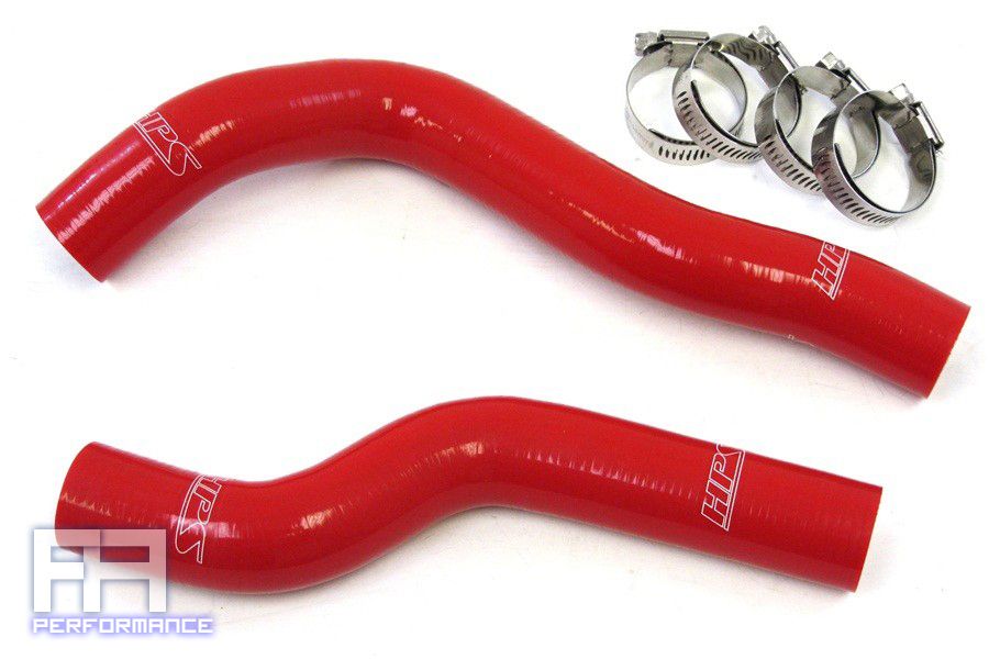 HPS Reinforced Silicone Radiator Hose Kit Coolant for Fit 1.5L L15A 09-12 Red