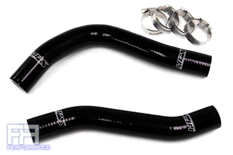 HPS Reinforced Silicone Radiator Hose Kit Coolant for CRZ CR-Z ZF1 11-14 Black