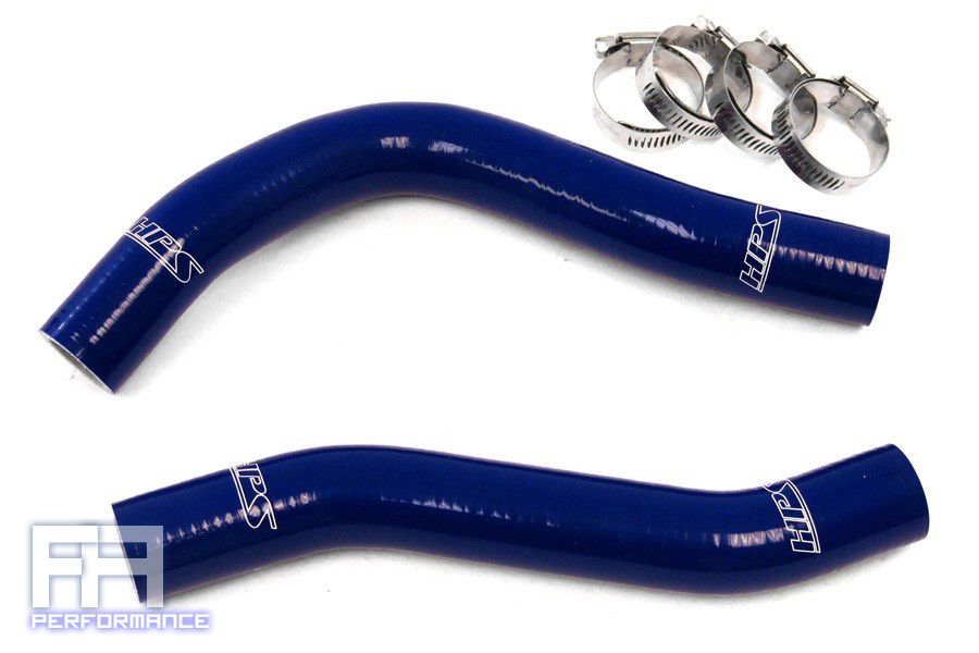 HPS Reinforced Silicone Radiator Hose Kit Coolant for CRZ CR-Z ZF1 11-14 Blue