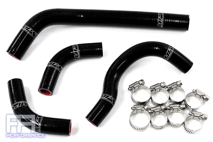 HPS Silicone Radiator Hose Kit for CRF250R CRT250X Racing Dirt Bike 04-09 Black
