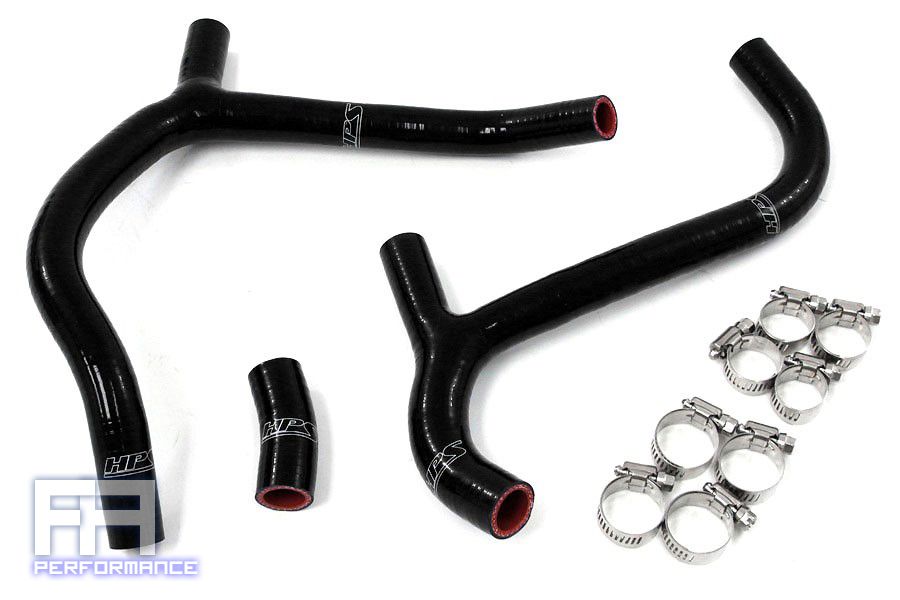 HPS Silicone Radiator Hose Kit Coolant for CRF450R Racing Dirt Bike 09-12 Black
