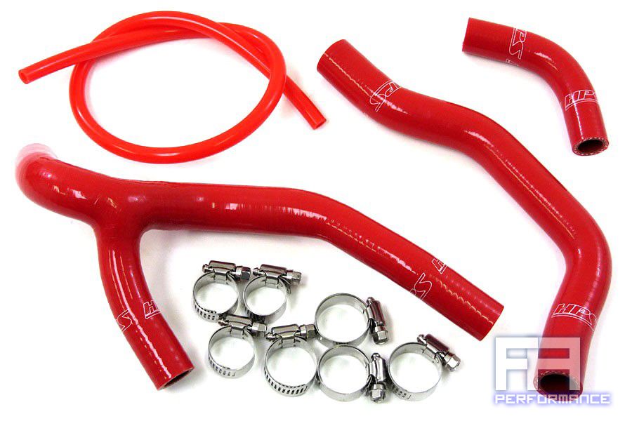 HPS Silicone Radiator Hose Kit Coolant for CRF450R Racing Dirt Bike 05-08 Red
