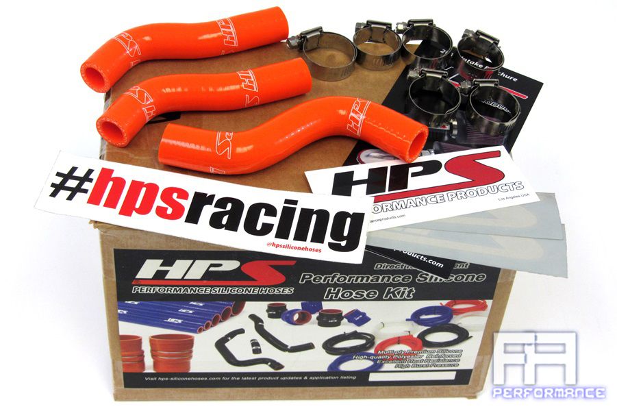 HPS Silicone Bike Radiator Coolant Hose Kit for KTM 07-10 250SXF 250 SXF Orange