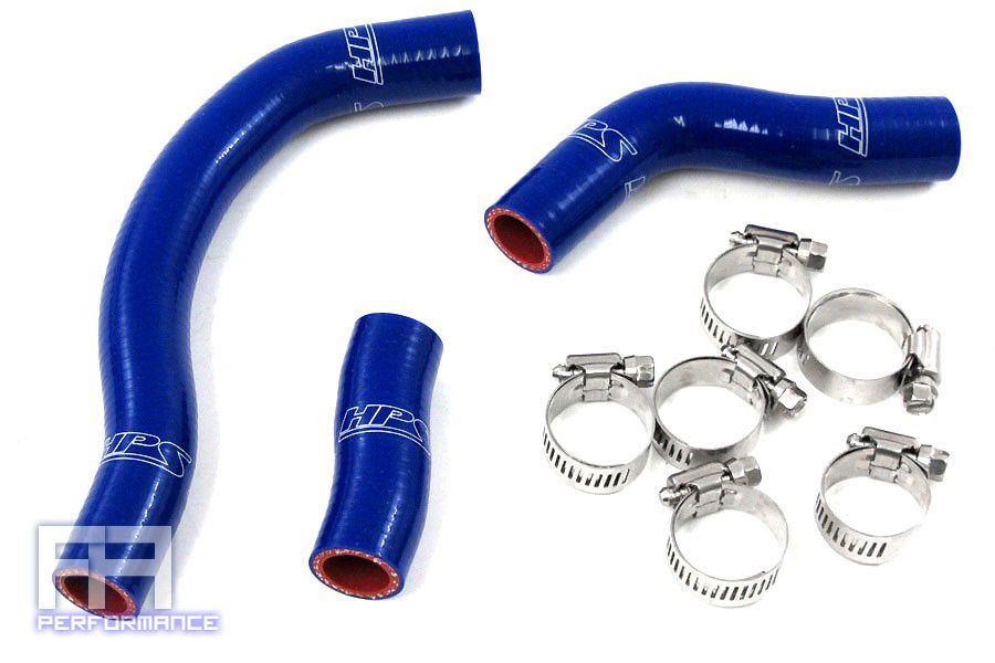 HPS Silicone Radiator Hose Kit - 450SXF 07-10 450SXSF 07 Racing Dirt Bike Blue