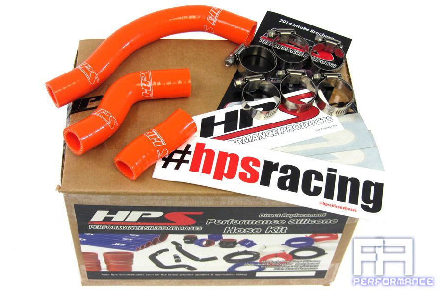 HPS Silicone Radiator Coolant Hose Kit For KTM 07-10 450SX-F 07 450SXS-F Orange