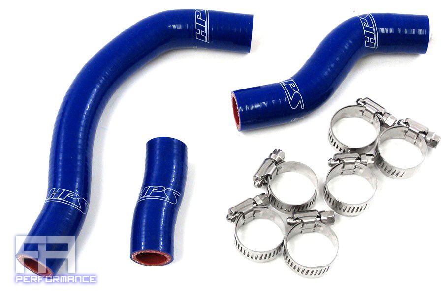 HPS Reinforced Silicone Radiator Hose Kit - 450SXF Racing Dirt Bike 11-12 Blue