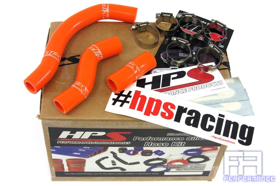 HPS Silicone Bike Radiator Coolant Hose Kit for KTM 11-12 450SXF 450 SXF Orange