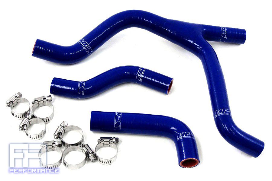 HPS Reinforced Silicone Radiator Hose Kit - RMZ250 Racing Dirt Bike 07-09 Blue