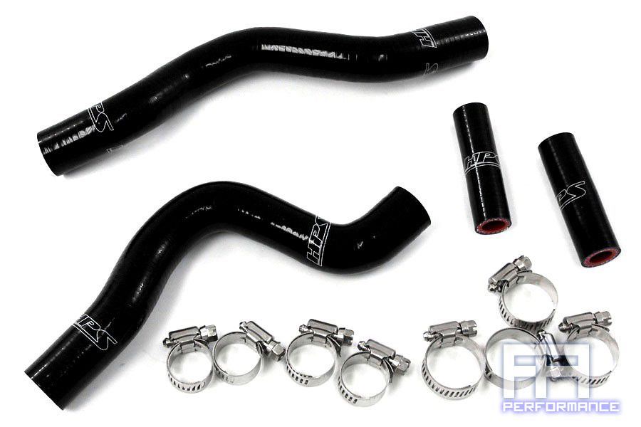 HPS Reinforced Silicone Radiator Hose Kit - RM250 Racing Dirt Bike 01-11 Black