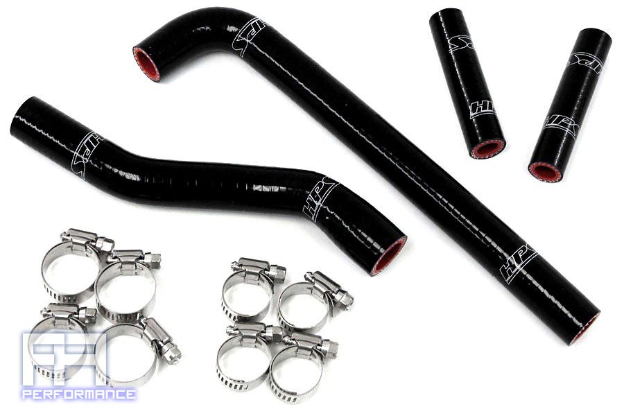 HPS Silicone Radiator Hose Kit for WR250F 01-06 YZ250F 01-05 Dirt Bike - Black