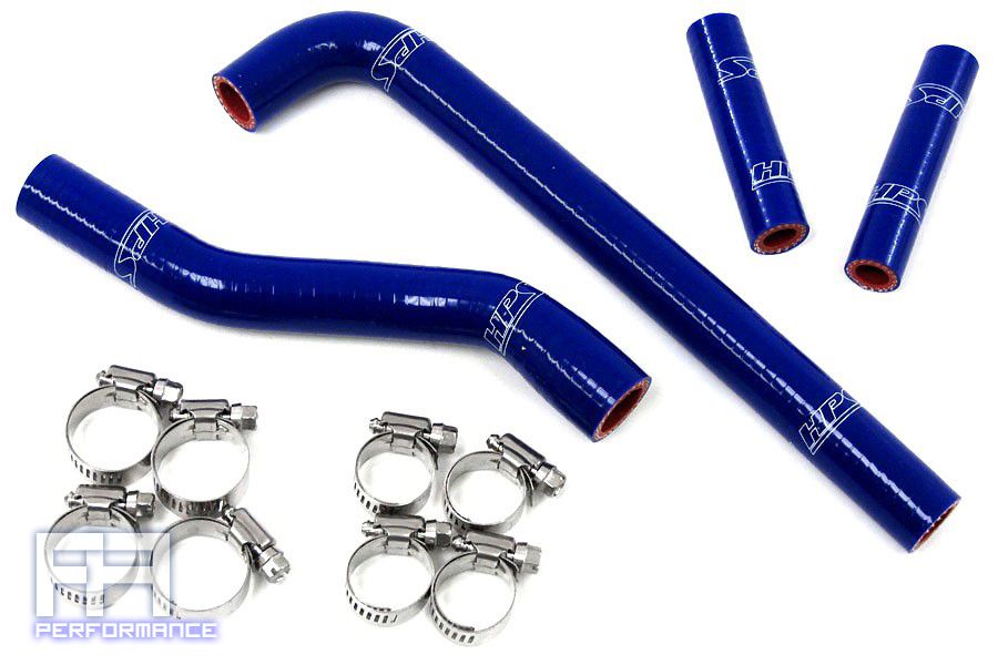HPS Silicone Radiator Hose Kit for WR250F 01-06 YZ250F 01-05 Dirt Bike - Blue