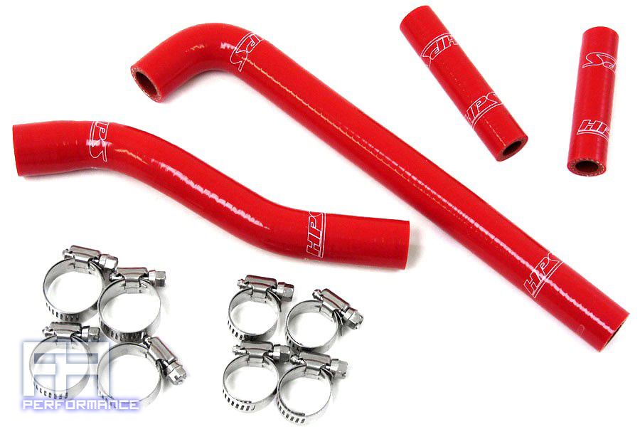 HPS Silicone Radiator Hose Kit for WR250F 01-06 YZ250F 01-05 Dirt Bike - Red