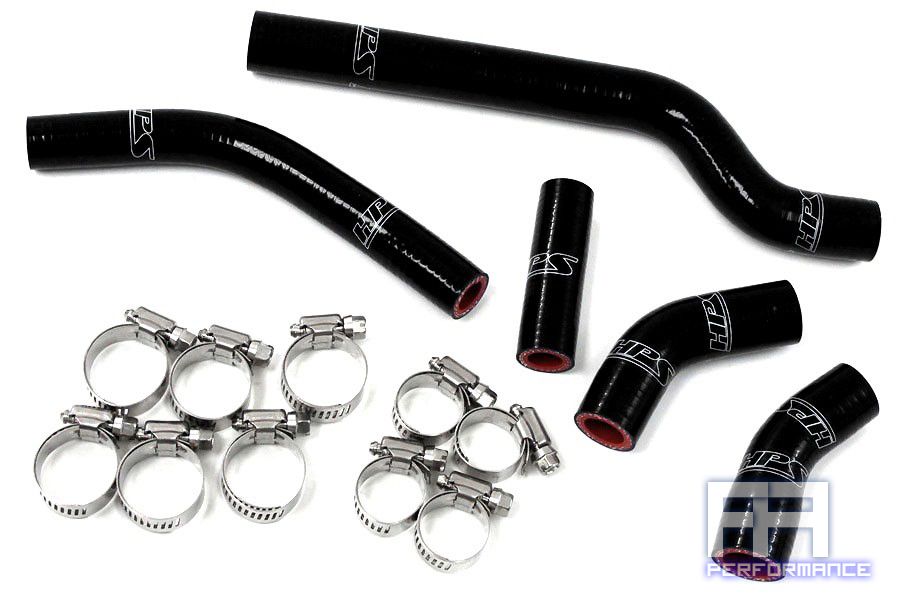 HPS Silicone Radiator Hose Kit for WR250F 07-09 YZ250F 2006 Dirt Bike - Black