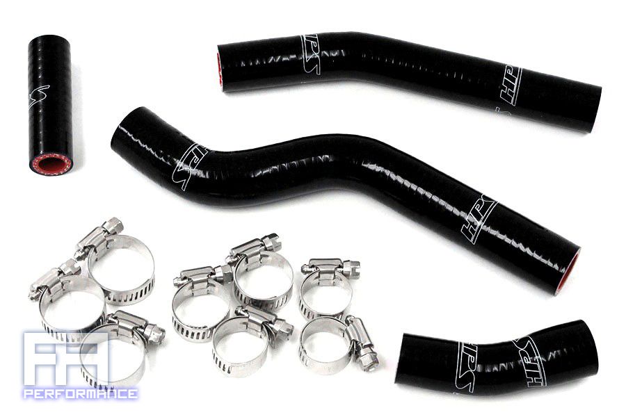 HPS Silicone Radiator Hose Kit for YZ450F WR450F Racing Dirt Bike 07-09 Black