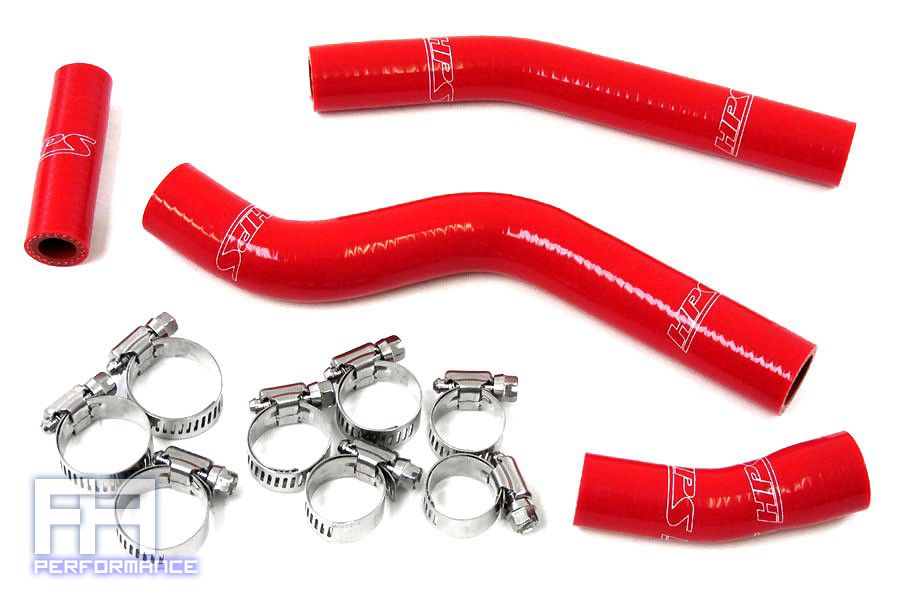 HPS Silicone Radiator Hose Kit for YZ450F WR450F Racing Dirt Bike 07-09 Red