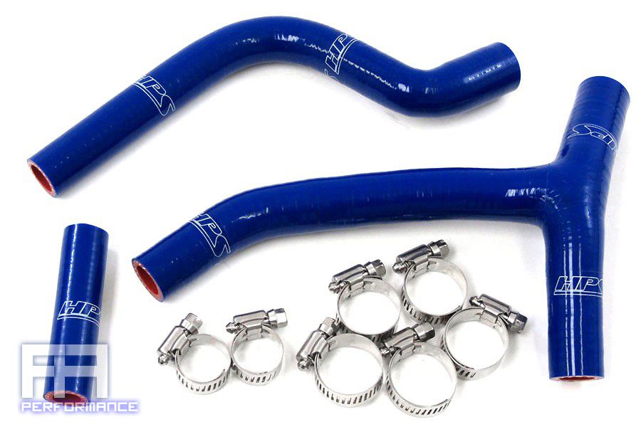 HPS Reinforced Silicone Radiator Hose Kit - YZ250F Racing Dirt Bike 10-11 Blue