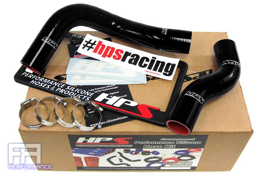 HPS Silicone Radiator Hose Kit for ISF 5.0L 2UR 08-13 GS460 4.6L 1UR 07-11 Black