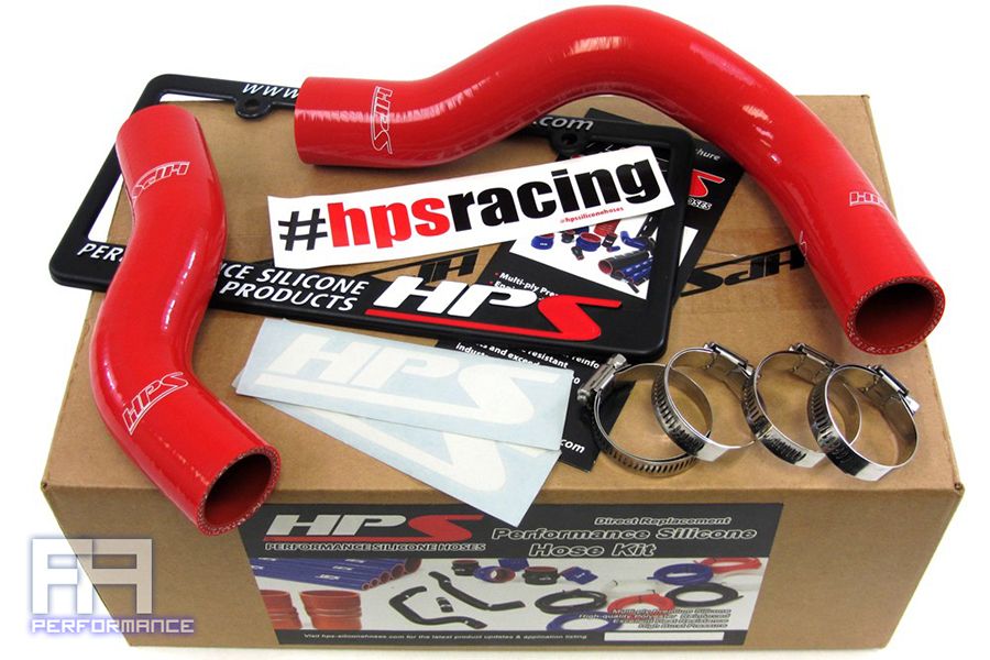 HPS Silicone Radiator Hose Kit for ISF 5.0L 2UR 08-13 GS460 4.6L 1UR 07-11 Red