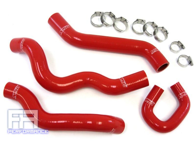 HPS Silicone Radiator Hose Kit w/ Clamps for Chevy Cobalt 2.0L Turbo 08-10 Red