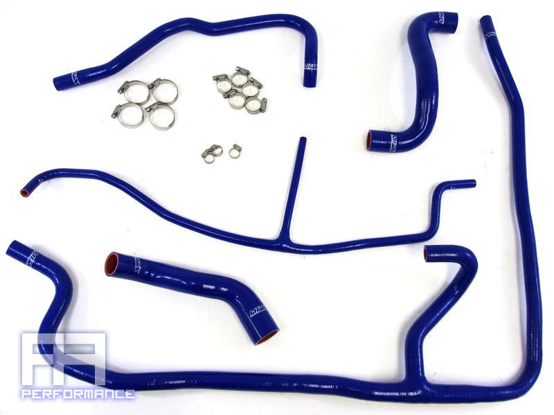 HPS Silicone Radiator Heater Hose for Corvette C6 LS3 6.2L Z06 7.0L 09-13 Blue