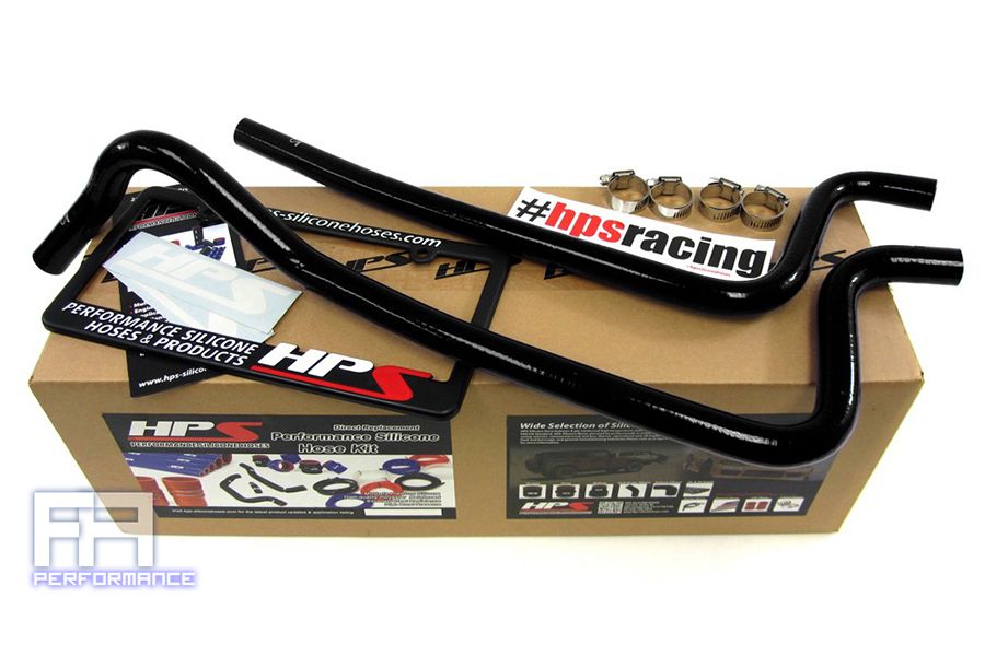 HPS Silicone Coolant Heater Hose Kit for 02-06 Jeep Wrangler TJ 4.0L LHD - Black