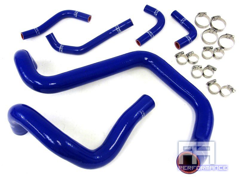 HPS Silicone Radiator+Heater Hose Kit for Jeep Wrangler JK 12-14 3.6L LHD Blue