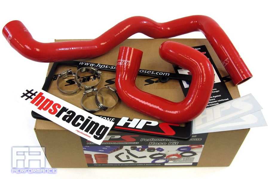 HPS Reinforced Silicone Radiator Hose Kit Clamp for Focus ST 2.0L Turbo 13 Red
