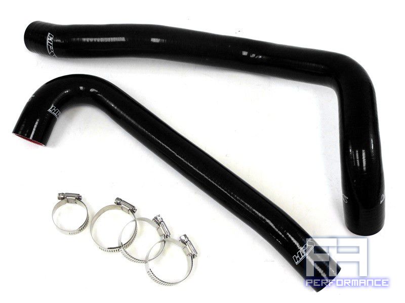 HPS Silicone Radiator Hose Kit Coolant for Wrangler TJ 2.5L AMC l4 97-02 Black