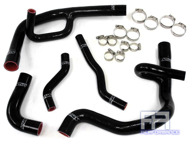 HPS Reinforced Silicone Radiator Hose Kit for Dart 2.0L Aero Trim 13-14 Black