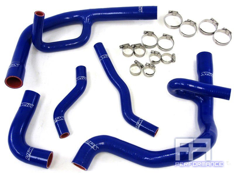HPS Reinforced Silicone Radiator Hose Kit for Dart Trim 2.0L Aero 13-14 Blue