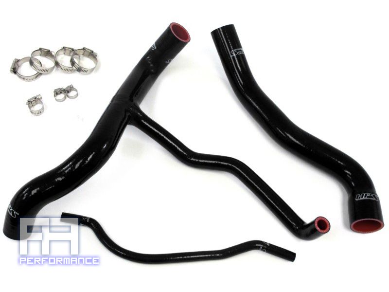 HPS Silicone Radiator Coolant Hose Kit for Chevy Camaro SS 6.2L V8 10-11 - Black