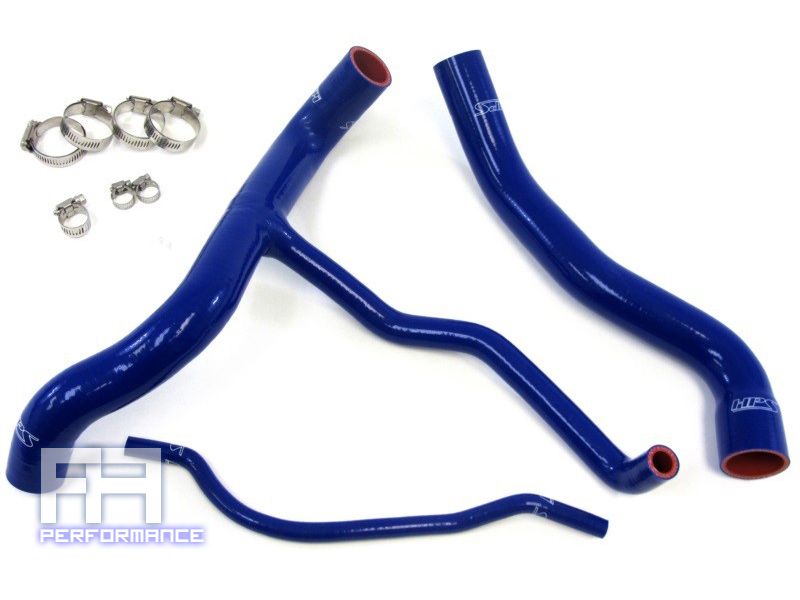 HPS Silicone Radiator Coolant Hose Kit for Chevy Camaro SS 6.2L V8 10-11 - Blue