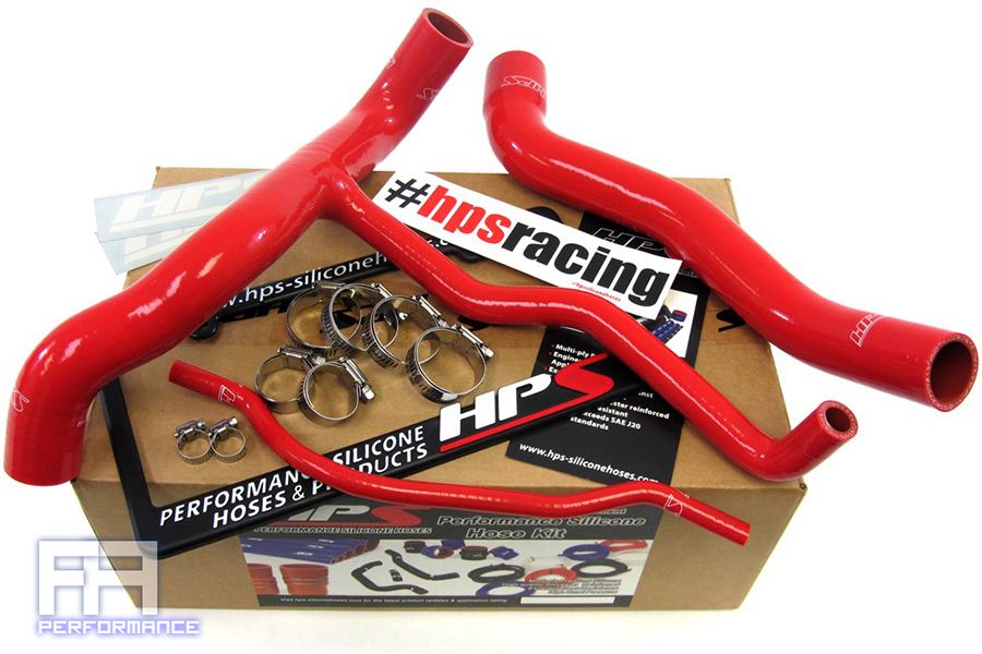 HPS Silicone Radiator Coolant Hose Kit for Chevy Camaro SS 6.2 6.2L V8 10-11 Red